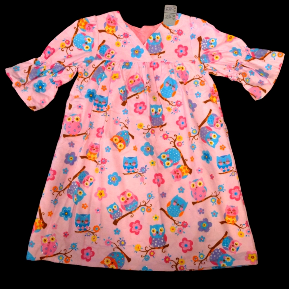 ❤️ OWLS Night Shirt Nightie Sz 4/5